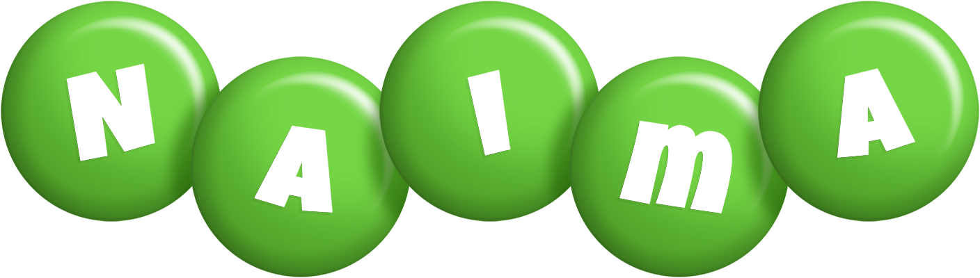 Naima candy-green logo