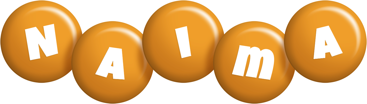 Naima candy-orange logo