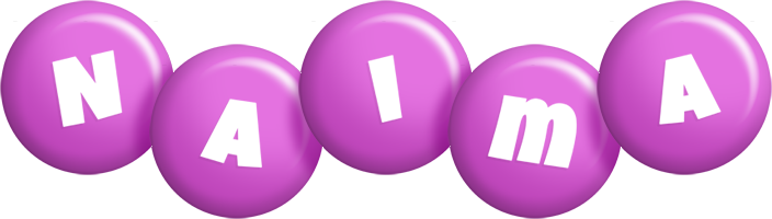 Naima candy-purple logo
