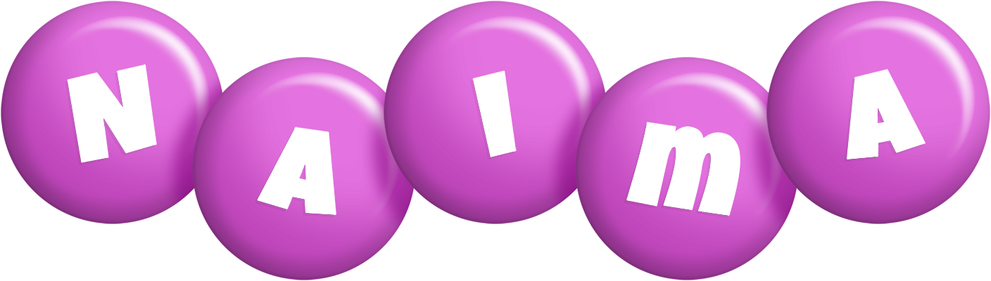 Naima candy-purple logo