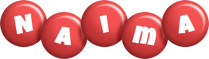 Naima candy-red logo