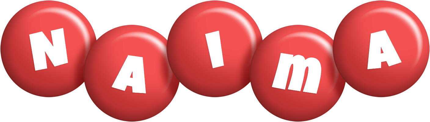 Naima candy-red logo
