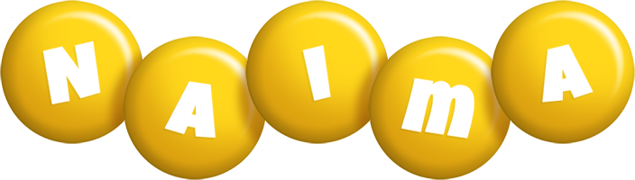 Naima candy-yellow logo