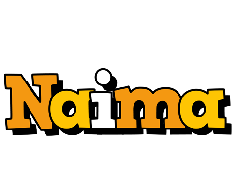Naima cartoon logo
