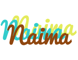 Naima cupcake logo