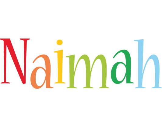 Naimah birthday logo