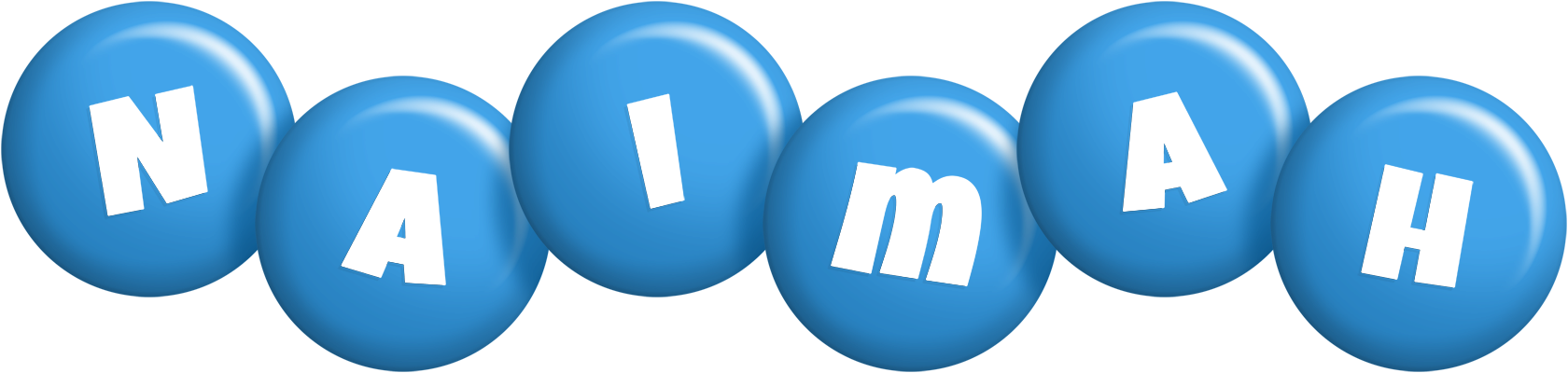 Naimah candy-blue logo