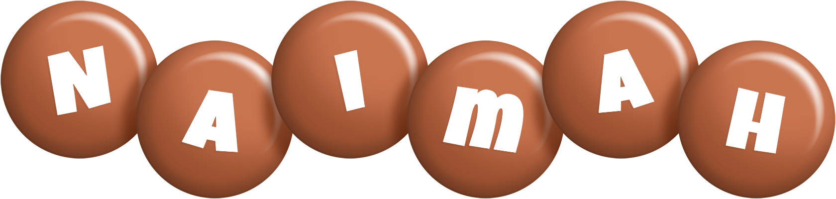 Naimah candy-brown logo