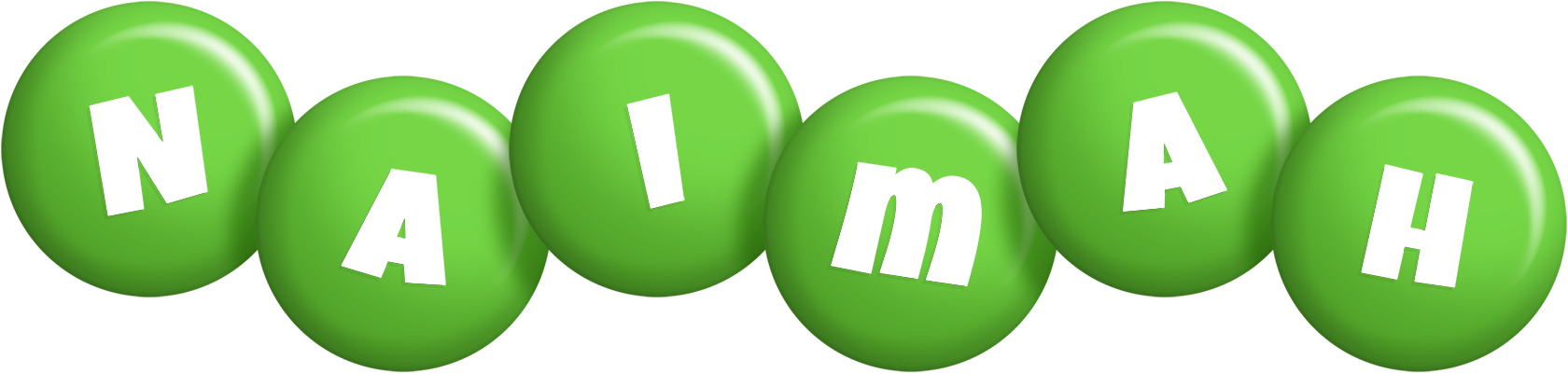 Naimah candy-green logo