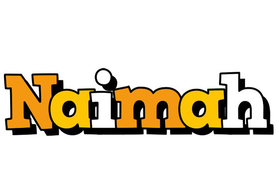 Naimah cartoon logo