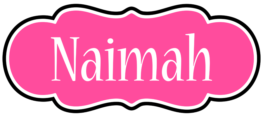 Naimah invitation logo