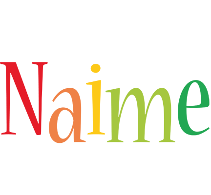 Naime birthday logo