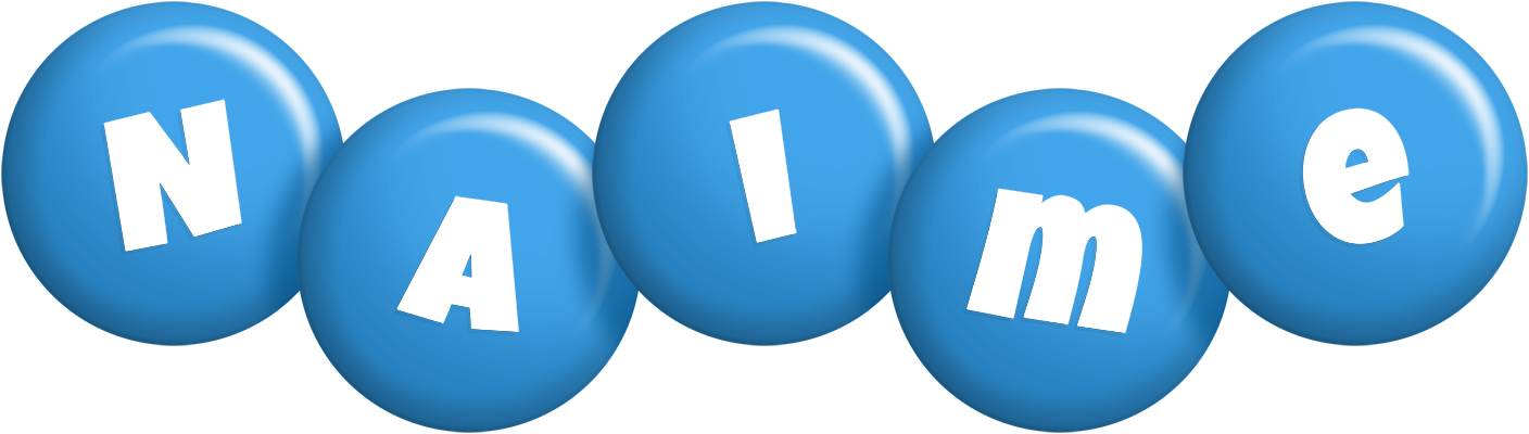 Naime candy-blue logo