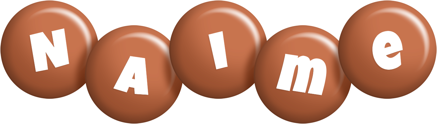 Naime candy-brown logo