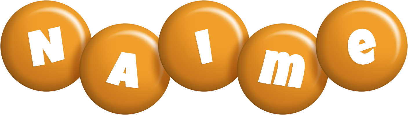 Naime candy-orange logo