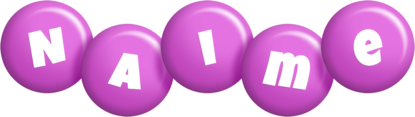 Naime candy-purple logo