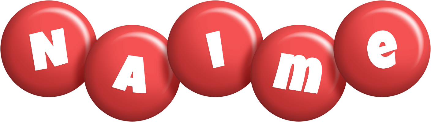 Naime candy-red logo