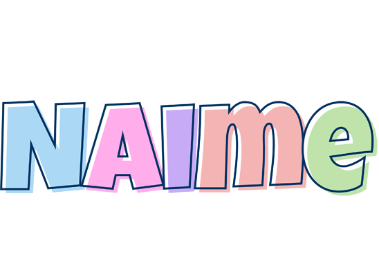 Naime pastel logo