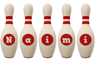 Naimi bowling-pin logo