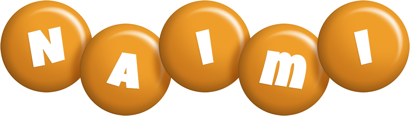 Naimi candy-orange logo