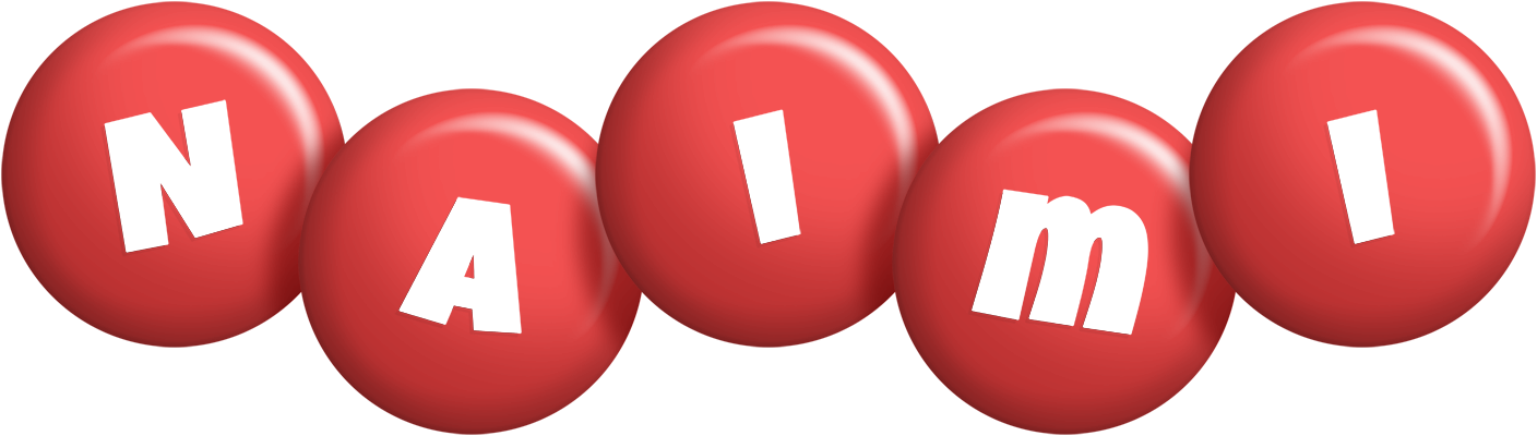 Naimi candy-red logo