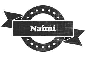 Naimi grunge logo