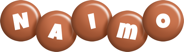 Naimo candy-brown logo