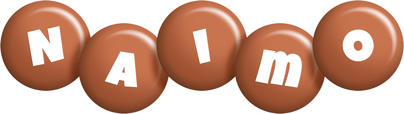 Naimo candy-brown logo