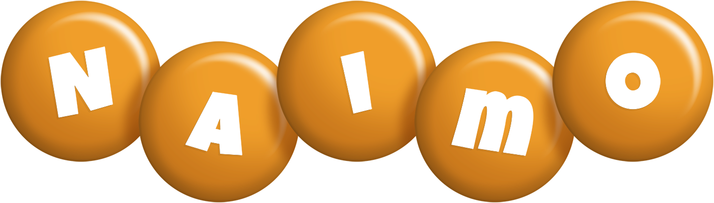Naimo candy-orange logo