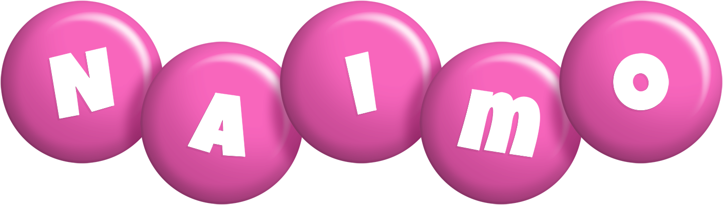 Naimo candy-pink logo