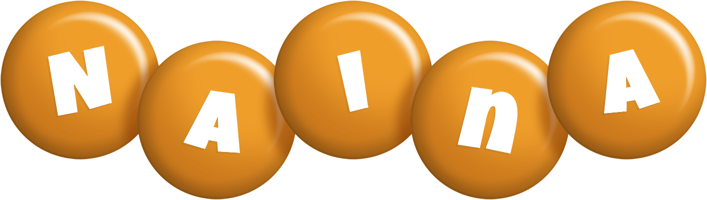 Naina candy-orange logo