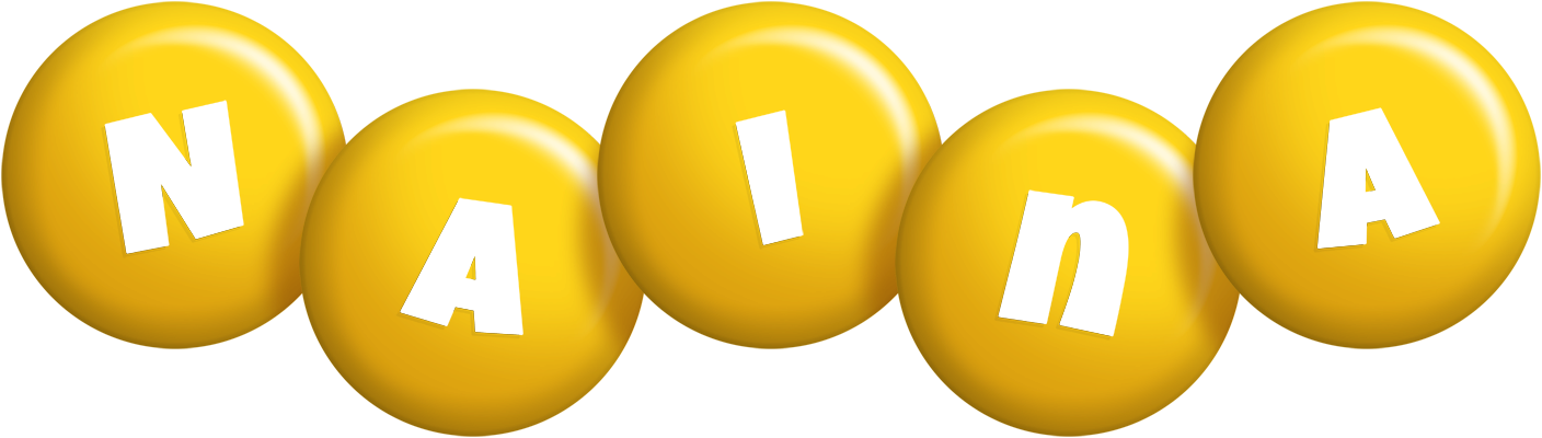 Naina candy-yellow logo