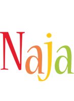 Naja birthday logo