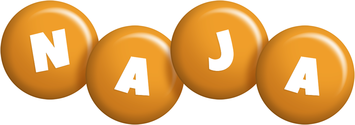 Naja candy-orange logo