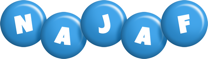 Najaf candy-blue logo
