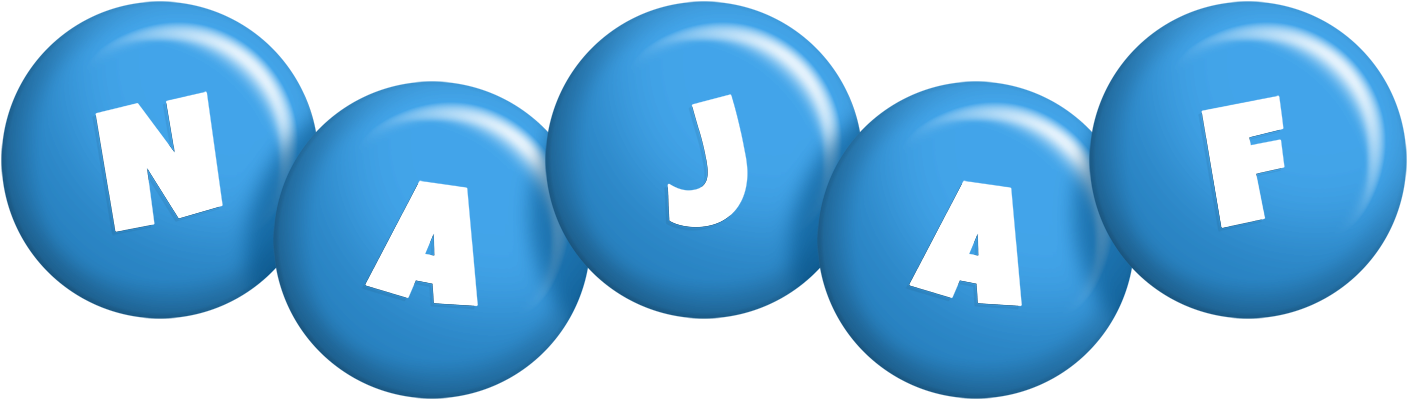 Najaf candy-blue logo