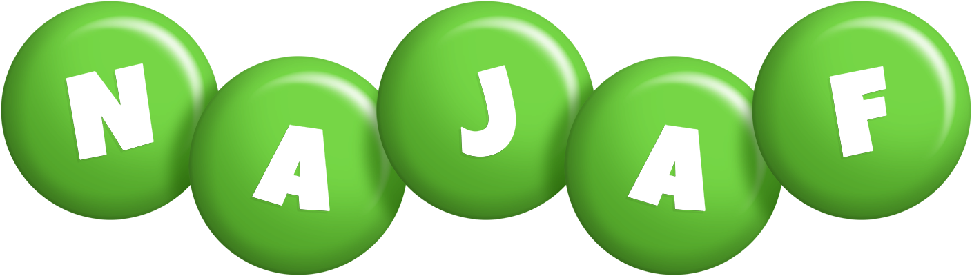Najaf candy-green logo