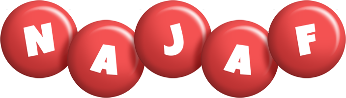 Najaf candy-red logo
