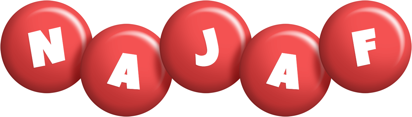 Najaf candy-red logo