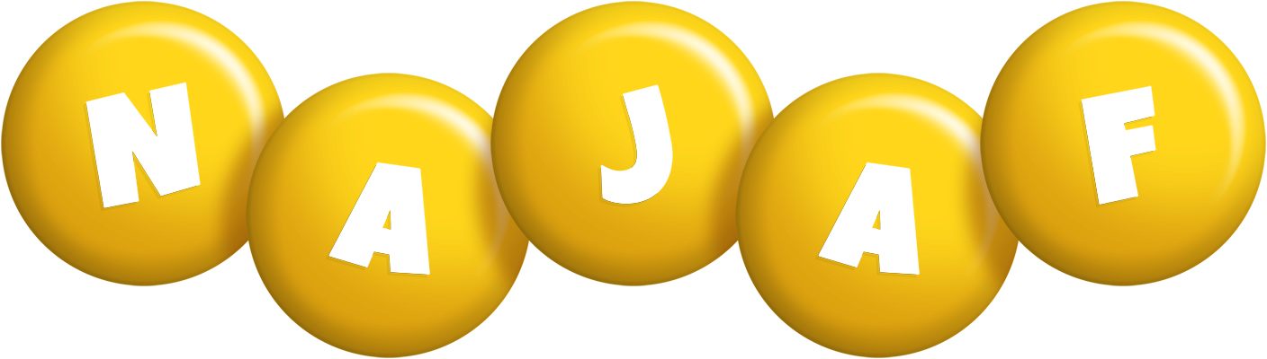 Najaf candy-yellow logo
