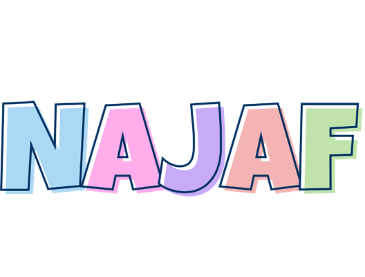 Najaf pastel logo