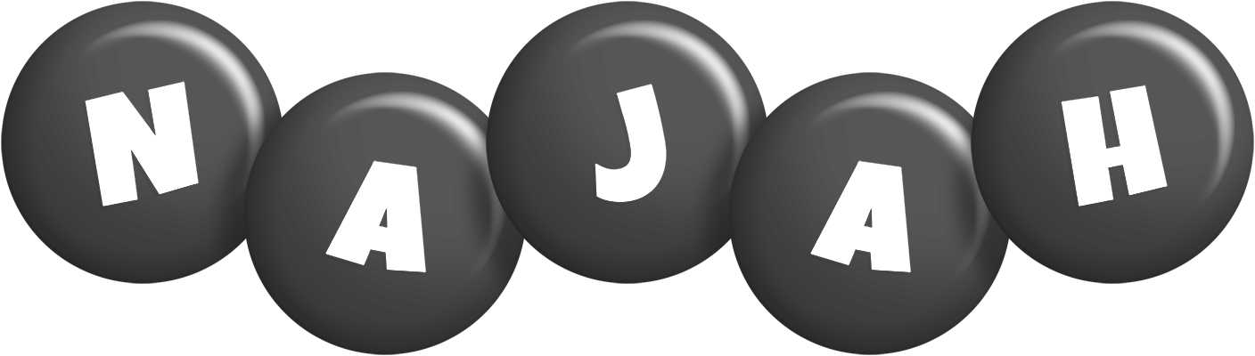 Najah candy-black logo