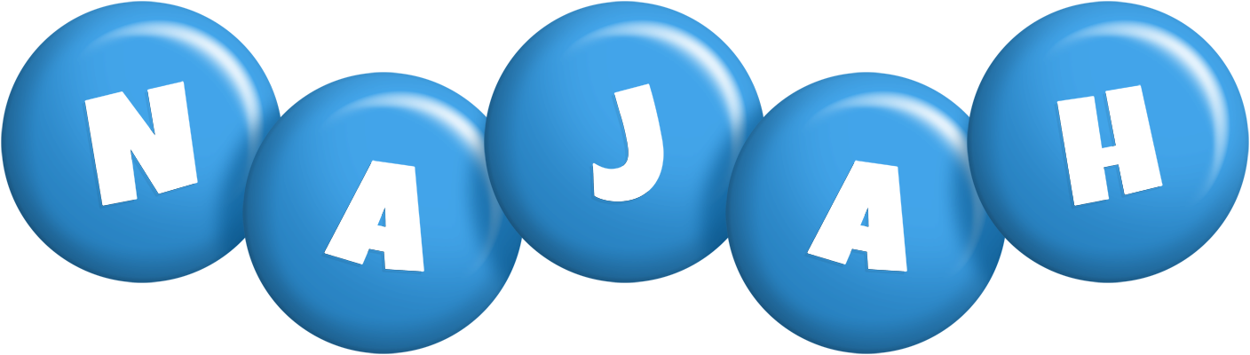 Najah candy-blue logo