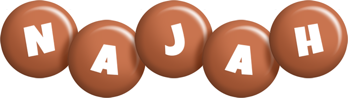 Najah candy-brown logo