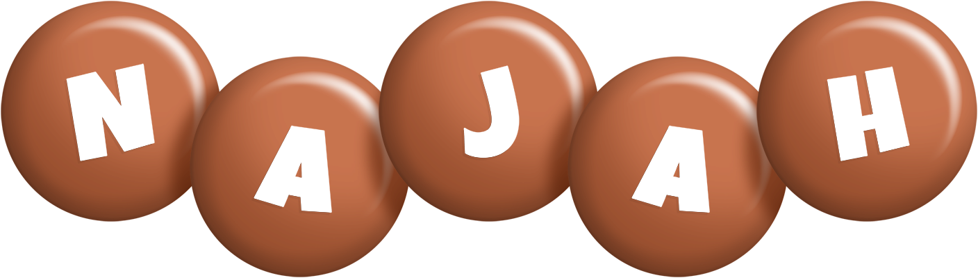 Najah candy-brown logo