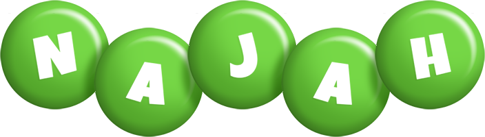 Najah candy-green logo