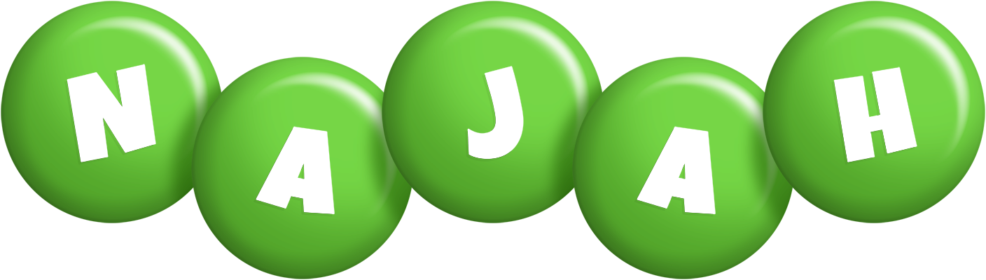 Najah candy-green logo