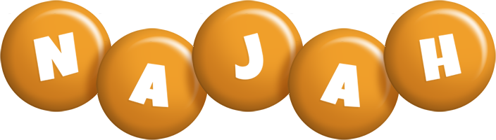 Najah candy-orange logo