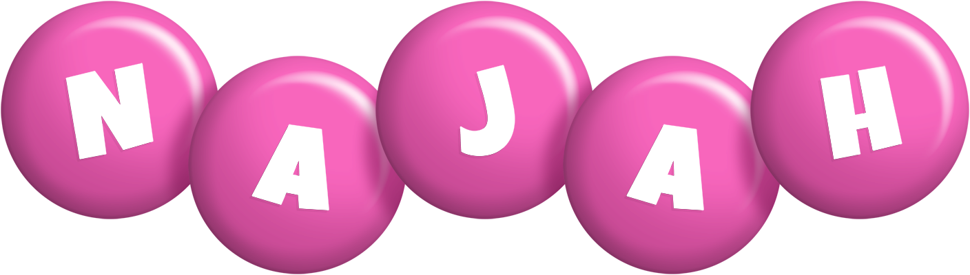 Najah candy-pink logo