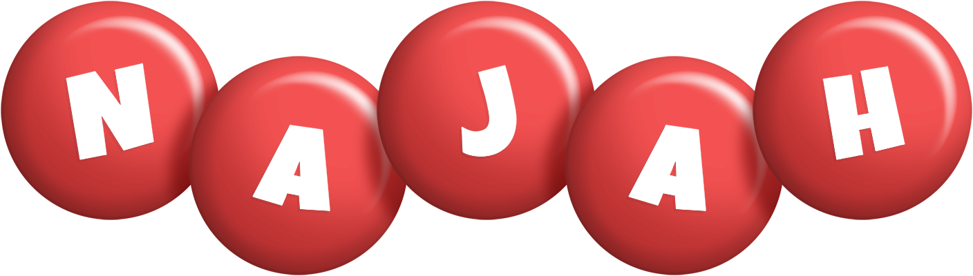 Najah candy-red logo